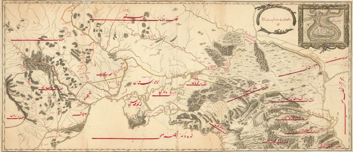 A map of Ottoman boundaries